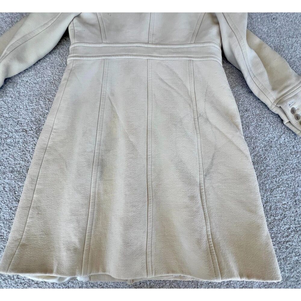 J.Crew Italian Double Cloth Wool Lady Day Coat in Vanilla Size S - Picture 14 of 16